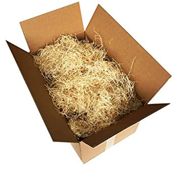 TRUCIOLO LEGNO PER CESTE 1KG Paglia in legno naturale per confezioni natalizie pasquali e cesti regalo, imballo di lana di legno essiccata da riempimento