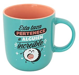 Mr. Wonderful Taza, Cerámica, Multicolor, Estándar