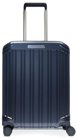 Piquadro - Trolley Cabine Rigide 4 Roues Polycarbonate - Unisexe - Bleu Mat