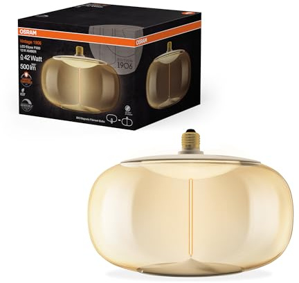 OSRAM Vintage 1906 Big Elipse är en dimbar LED-lampa av plast med en | , LED Lamps, 300.00 Millimetres dia, , 1-Pack