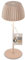 BRILONER - Riffle LED Tischlampe kabellos IP44 mit Lichtkante, Touchdimmer, Akku tauschbar, Nachttischlampe, Leselampe, LED Lampe, Akku Lampe, German Design Award Winner 2025, 14,5x36,5 cm, Beige