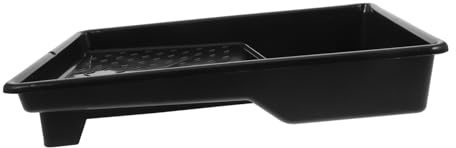 iplusmile Vassoio Per Pittura Monouso Da 9 Pollici in Plastica Nero Rivestimento Per Rullo e Accessori Per Pittura Fai Da Te e Professionisti Vassoio Per Vernice Telaio Ottimizzato