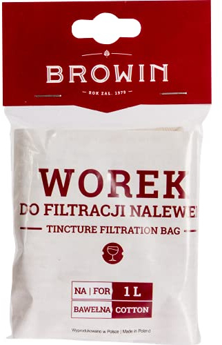 Browin 810600 bolsas de filtro, filtro de vino, filtro de cerveza, filtro de maíz, filtro de mosto.