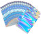 Artcut 100 PCS Mylar Bags, Resealable Stand Up Pouch Foil Holographic Bags, Smell Proof Baggies(Holographic, 2.4 * 3.9inch)