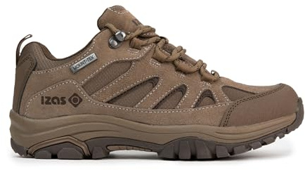 Izas TIMPA Low Zapato de Montaña Unisex Transpirable e Impermeable con Caña Media y Amortiguación Mejorada. Cierre de Cordones y Punta Reforzada