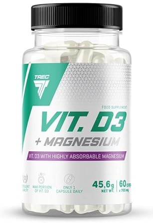 Trec Nutrition Vitamin D3 + Magnesium - 60 caps