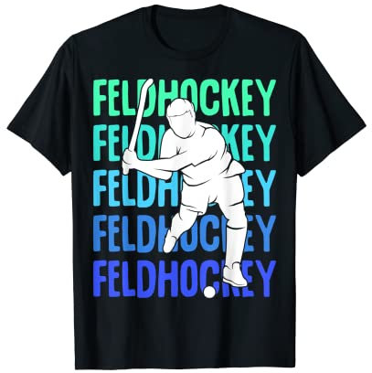 Feldhockey Hockey Jungen Kinder T-Shirt