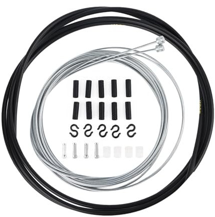 Universal Fahrrad Bremsen Set, Bremszug Fahrrad Hinten Fahrrad Bremskabel Ersatz Mit Mit 3m Außenhülle Endhülse Bremskabel Gehäuse Kit Für Berg Und Rennrad (Bremszug Set)