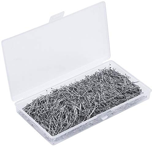 2000 Pezzi Spilli da Sarta 26mm, Acciaio Inossidabile Spilli, Spilli per Cucito Utilizzato per Cucito e Altri Lavori Artigianali