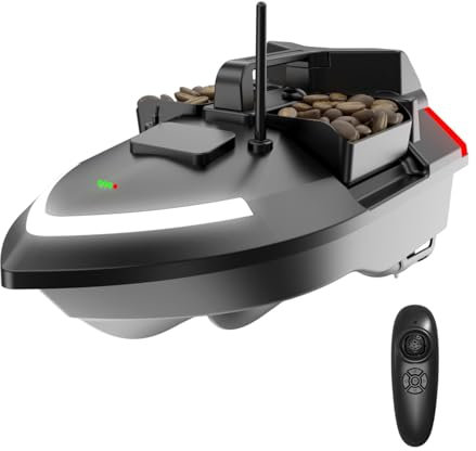 Cuifati RC-Boot, Doppelmotoren, RC-Smart-Fischfinder, Ferngesteuerte Boote, 500 M Angelköderboot, Automatisches Angel-Feederboot, Schnelle Rennboote, 1640 Fuß Reichweite, RC-Fischerboot,