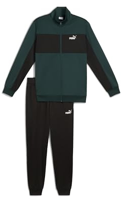 PUMA Unisex Poly Colorblock Suit Strickanzüge, Grünes Gelände, XL EU