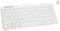 Bnnwa Clavier Bluetooth sans Fil, Bluetooth + 2,4 G Double Mode, Petit Clavier Externe Portable sans Fil pour Tablette Android, téléphone, iPad Pro, Air, Mini, iPhone, Windows Surface (Blanc)