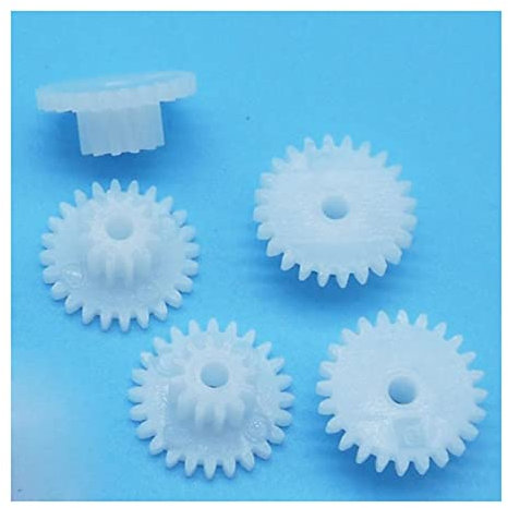 Remplacement des roulements 50 pcs/lot 24122B 0.5 M roues dentées à Double pont module 0.5 24 dents + 12 dents pièces de moteur en plastique
