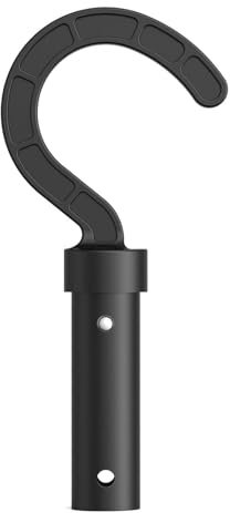 Kmuqshy Gancho para Robot de Piscina, Gancho Poste Telescópico de Piscina Universal, Rápido Soporte de Accesorios para Limpieza, Compatible con Postes Estándar, Hecho de ABS Resistente, Fácil de Usar