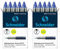 Schneider Rollerpatrone 852, M, königsblau, 5er Schachtel (10 Patronen (Königsblau))