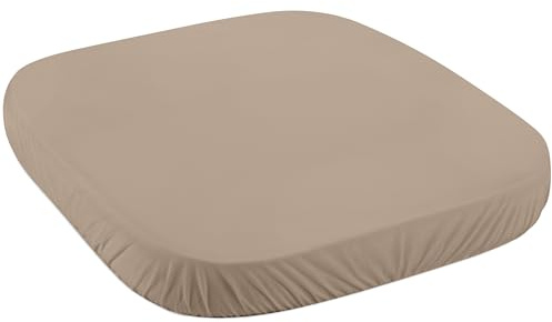 Waldin Drap Housse Petit, Lit Bébé 7en1, Jersey Coton, Taupe