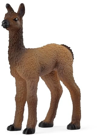 SCHLEICH Farm World - 7cm Baby Llama Toy for Kids. Realistic, Hand-Painted Farm Animal Toys for Boys and Girls. Fun Educational Figure for Screen-Free, Imaginative Learning for Children Ages 3+ 14890