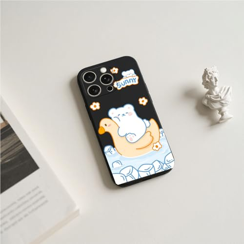 LIRASIRA Compatible con Realme X50 5G/Realme X3 SuperZoom Funda Suave Teléfono Osos Pájaros Patos Adorables Antichoque