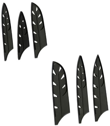 Toyvian 10 pezzi Custodie Protettive per Coltelli da Cucina in Plastica Resistente Fodero Antiscivolo per Bordo Guardie Sicure per Coltelli da Chef Coperture Compatte per Utensili