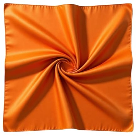 GIMIRO Scarf för damer, 70 x 70 cm, mjuk sjal i silkesimitation, blommig bandana och hundtandsmönstrad scarf för hals och hår