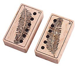 Alnicov 52mm Maple Humbucker Gitarren Pickup Covers für E-Gitarren Bridge (2 Stück)