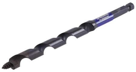 Irwin Tools IRWIN Auger Drill Bit for Wood 1/2 in. x 7.5 in. (IWAX3015)