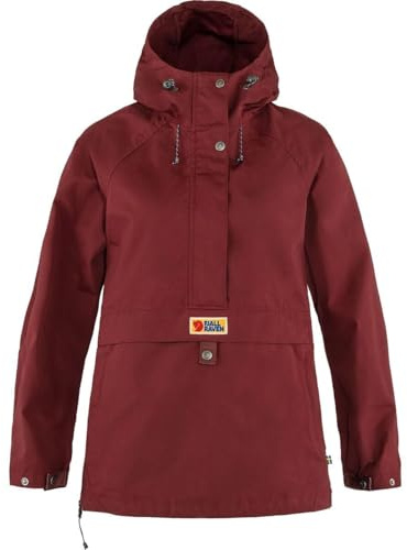 Fjallraven 87009-347 Vardag Anorak W Giacca Donna Bordeaux Red Taglia L