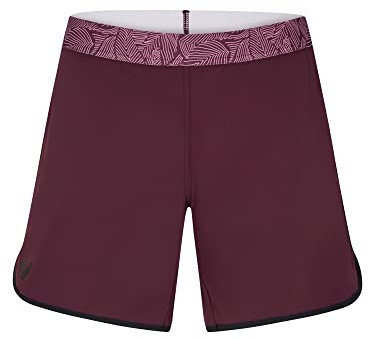 Ziener Damen NESKA Fahrrad-Shorts mit Innenhose - Mountainbike/Outdoor/Freizeit - atmungsaktiv,schnelltrocknend,gepolstert, Velvet red, 40