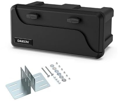 DAKEN Blackit 2 Boîte à outils avec support pour timon 550 x 250 x 295 mm