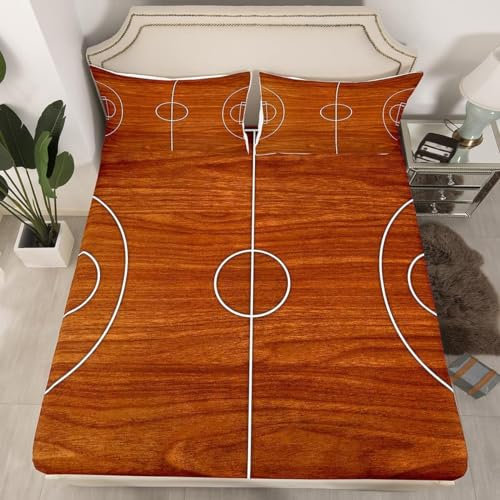 3D Braun Spannbettlaken 70x140cm, Braun Weiches Mikrofaser Bettlaken für Kinder, Bettlaken Spannbetttuch 70x140 bis 30 cm Matratzenhöhe mit 2 kissenbezüge a1919