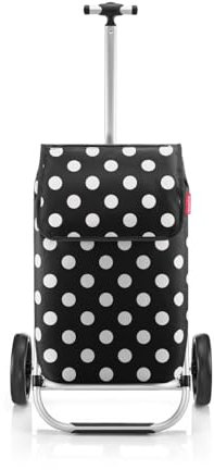 reisenthel Shopping Trolley dots White - Leichter, geräumiger Shopping Trolley für den Wocheneinkauf