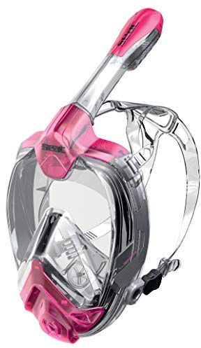 SEAC Libera, Masque de Plongée avec Tuba Intégré de dernière Génération, Silicone Hypoallergénique, Libération Rapide, 3 Tailles pour Enfants et Adultes