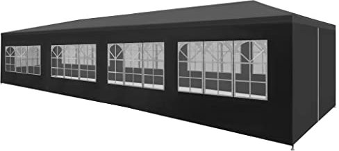 vidaXL Carpa para Fiestas Gris Antracita 3x12 m