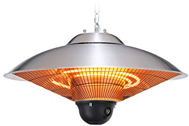 XUMI Riscaldatore da terrazza per Esterni, riscaldatore a Tubo in Carbonio con 3 impostazioni di Calore Adatto per Giardino Esterno, ristoranti, riscaldatori per Bar, Impermeabile IP44,Hanging