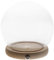 Operitacx Terrario de cristal con diseño de cúpula, iluminación LED mini, cubierta para árbol de Navidad, soporte para maceta con base para decoración del hogar