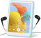 MECHEN Bluetooth 5.3 MP3 Player mit Touchscreen, 64GB MP3-Player mit Lautsprecher, HiFi-Ton, FM-Radio, Musik, Video, E-Book, Sprachrekorder, Inklusive Schutzhülle (Blau)