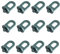 50pcs Plastic Greenhouse Hooks - Durable Fixing Clips for Hanging Basket Pot
