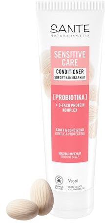 SANTE Naturkosmetik Sensitive Care Conditioner - 150ml - Haarspülung für sensible Kopfhaut - mit Probiotika & 3-Fach Protein Komplex - vegan & natürlich