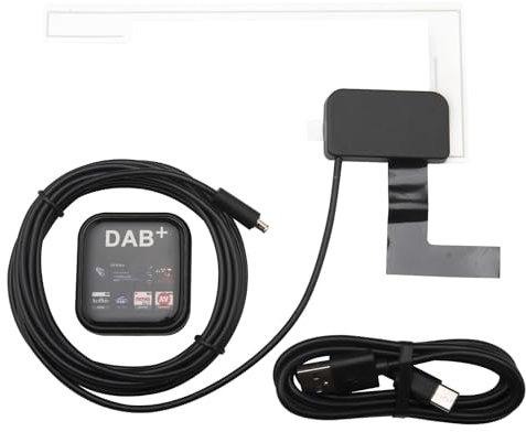 YILIANDUO Car DBA+ Digital Radio Receiver Car DAB Radio Adapter Antenna Kit USB DAB Digital Audio Transmission for Most Android Car Stereos