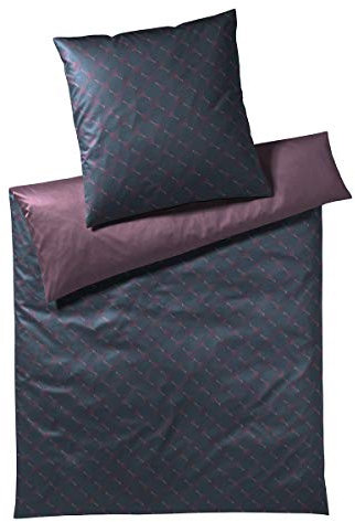JOOP! Bettwäsche Cornflower Double Midnight Purple Kissenbezug einzeln 40x40 cm