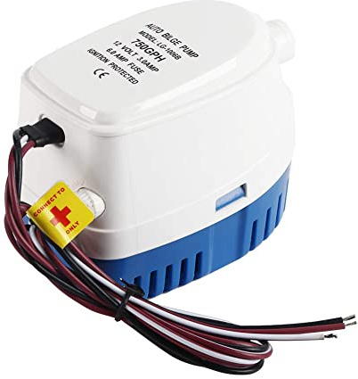 Automatisk bildpump 12 V 750 GPH dykpump, bildpump, 12 V 750 GPH automatisk Dykhydraulikpump med simmartelefon för Boot, Yacht