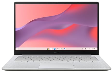 ASUS Chromebook CM14 CM1405CM4A-S60222 - Ordenador Portátil 14 Full HD (MediaTek Kompanio Kompanio 540, 4GB RAM, 64GB eMMC, Arm Mali-G57 MC2, ChromeOS) Gris Puro - Teclado QWERTY español