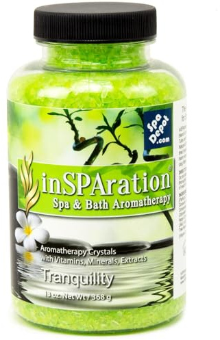 inSPAration Tranquility Aromatherapy Crystals for Spa, Hot Tub & Bath 13 oz.
