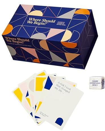 Esther Perel: Gesprächskarten für Paare & Freunde - 200 Prompt-Karten - 2-6 Spieler - Interaktives Paarspiel