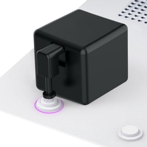 Pulsante interruttore intelligente, pulsante interruttore intelligente Bot,Pulsante intelligente - Fingerbot wireless intelligente, app wireless e controllo timer, nessun interruttore di cablag
