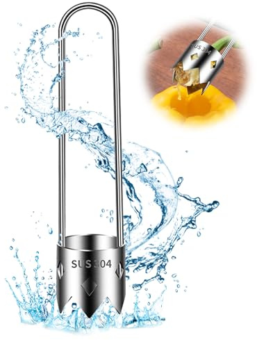 Red Bell Pepper Seed Corer & Jalapeno Corer Tool - 304 Stainless Steel, Apple Pineapple Vegetable Corer, Easy Core Remover with Anti-Slip Handle ﻿