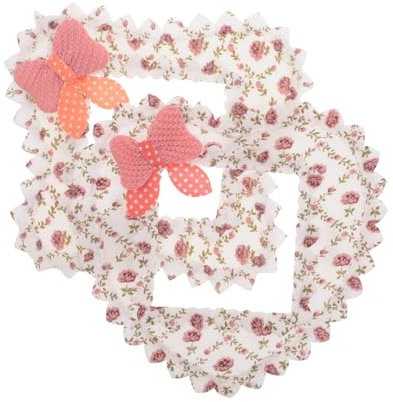 Holibanna 2pcs Floral Switch Cover Fabric Bowknot Decorative Light Switch Plate Bathroom Bedroom Country Decorative Plant Cover Plate Flowers