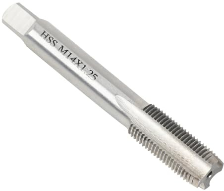 Maskingängborr HSS gängskärare rakt spår universell gängborr för gängskärmaskin genomgående hål (M14 x 1,25 mm)