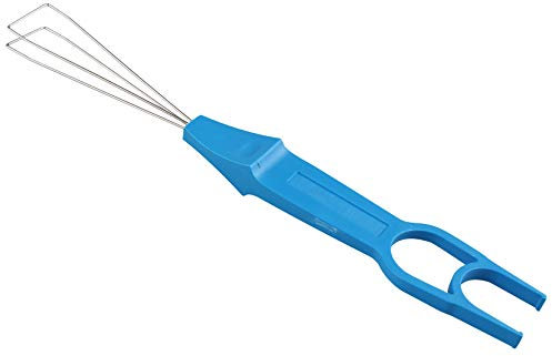 Jopto 2 in 1 Tastenkappen-Abzieher Entfernen - Clip + Draht Mechanische Tastatur Tastenkappen-Entferner Multifunktions-Reinigungswerkzeug für Entfernen Fixieren Werkzeug Entladevorrichtung Blau