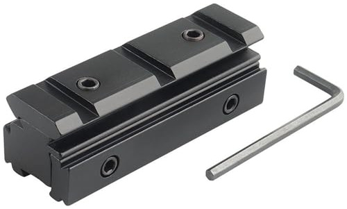ACEXIER Support de portée Tactique 11mm Queue d'aronde 20mm tisserand Rail convertisseur Adaptateur Support avec clé Allen Fusil à air Carabine Pistolet Vue Pistolet à air